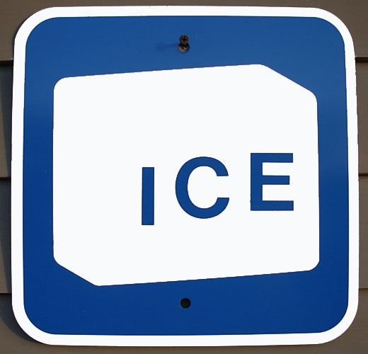 Ice for Sale Sign